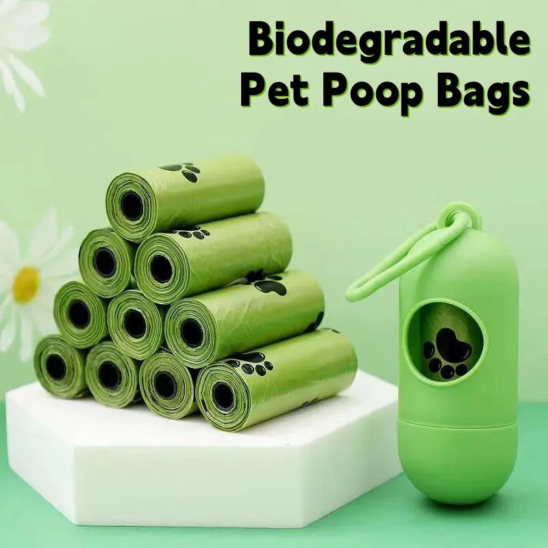 PoochPak Bio Bags – Eco-Friendly Pet Waste Bags with Dispenser | Extra-Thick & Leak-Resistant