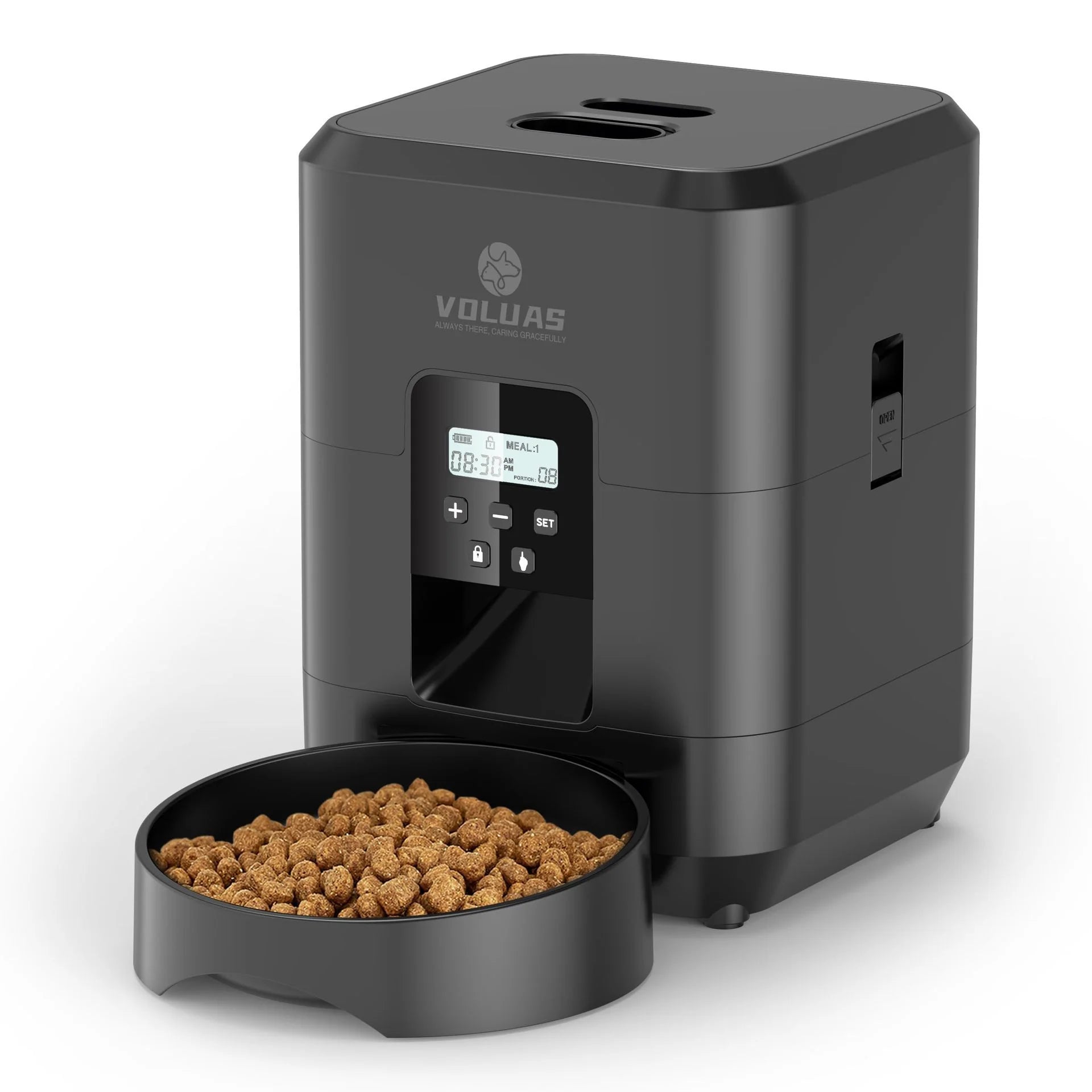 FeedMaster Pro – Remote-Controlled Automatic Pet Feeder with Precise Portion & Timing