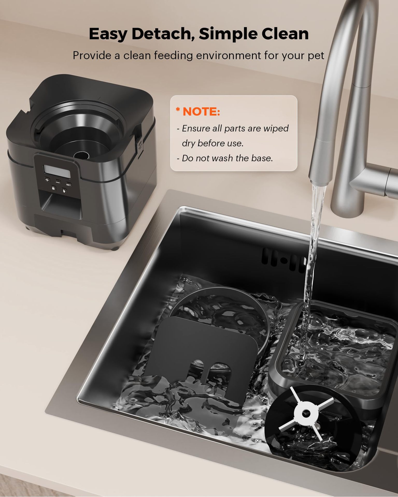 FeedMaster Pro – Remote-Controlled Automatic Pet Feeder with Precise Portion & Timing