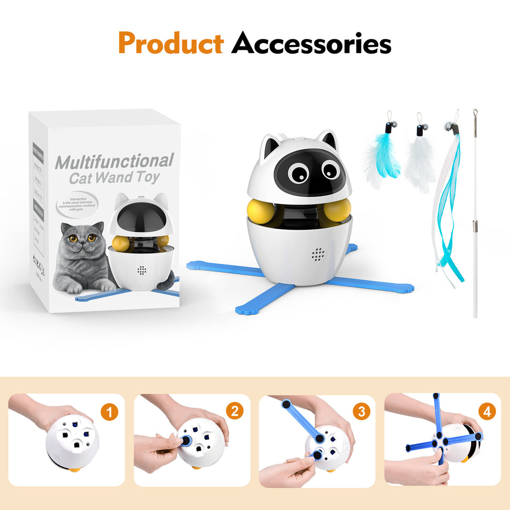 MeowMotion – Smart Cat Toy, USB Rechargeable & Motion-Activated